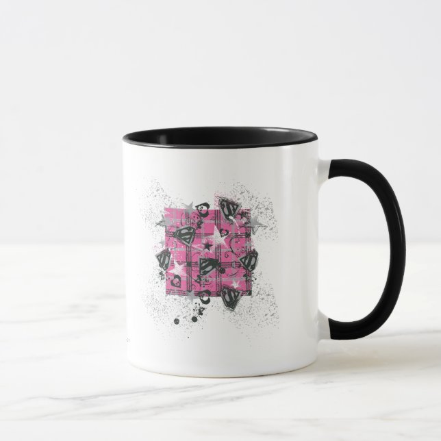 Mug Supergirl Pink SplatCarré (Droite)