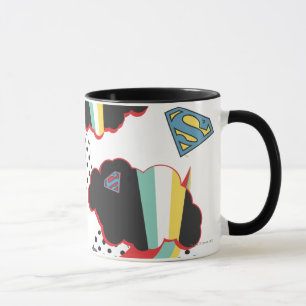 Mug Supergirl Rainbow Cloud Motif