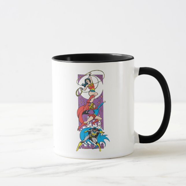 Mug Superhéroïnes en action (Droite)