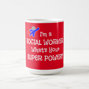 Mug Superhéros du travailleur social