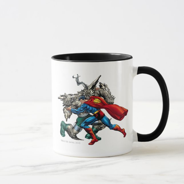 Mug Superman combat l'ennemi (Droite)