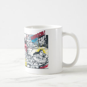 Mug Superman Comic Book Collage