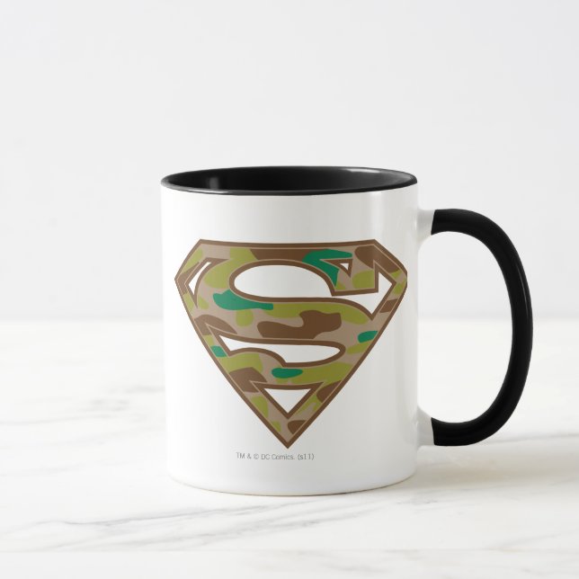 Mug Superman S-Shield | Camouflage Logo (Droite)
