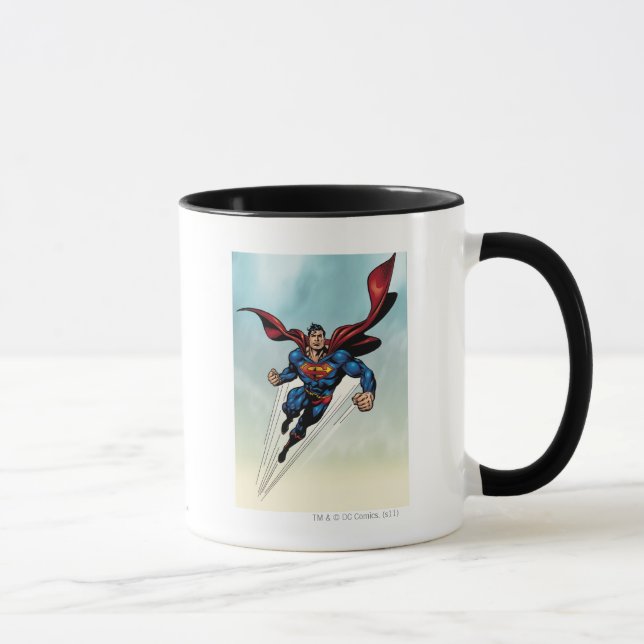 Mug Superman saute vers le haut (Droite)