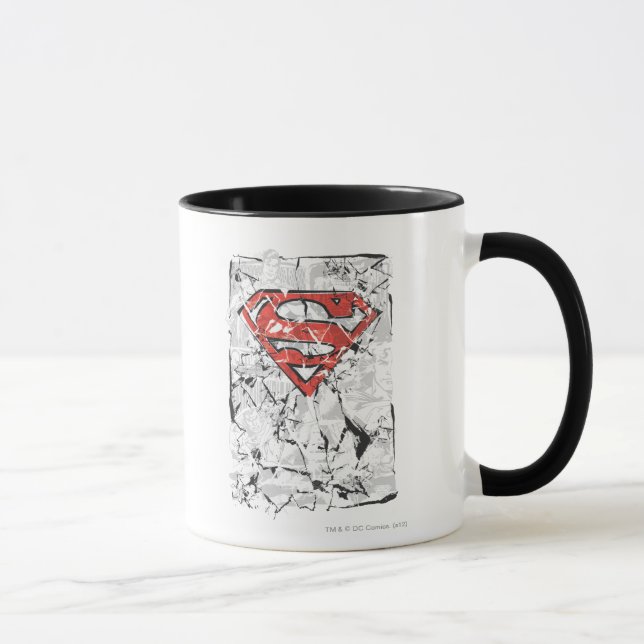 Mug Superman Stylisé | Logo comique découpé (Droite)