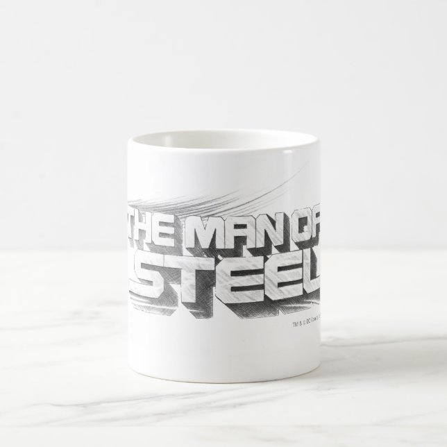 Mug Superman Stylisé | Logo de dessin de l'homme en ac (Centre)