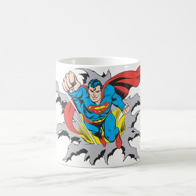 Mug Superman Tears Thru (Centre)
