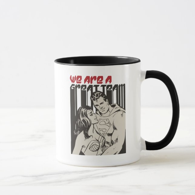 Mug Superman Valentine's Day | We Are A Great Team (Droite)