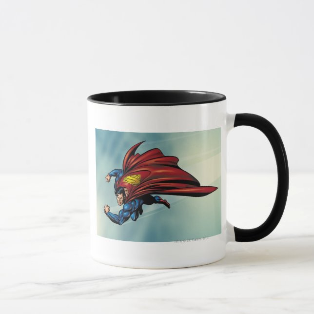 Mug Superman vole avec cap (Droite)