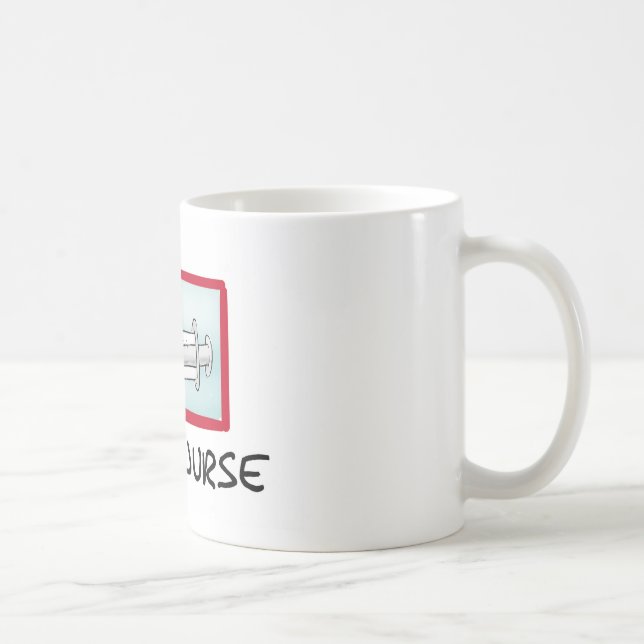 Mug supernurse - infirmière humoristique de bande (Droite)