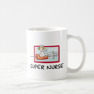 Mug supernurse - infirmière humoristique de bande