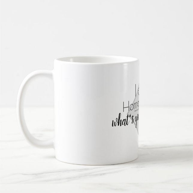 Mug Superpuissance éducatrice à domicile (Gauche)