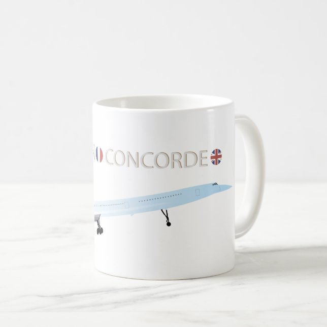 Mug Supersonic Airliner propulsé par la Concorde Turbo (Devant droit)