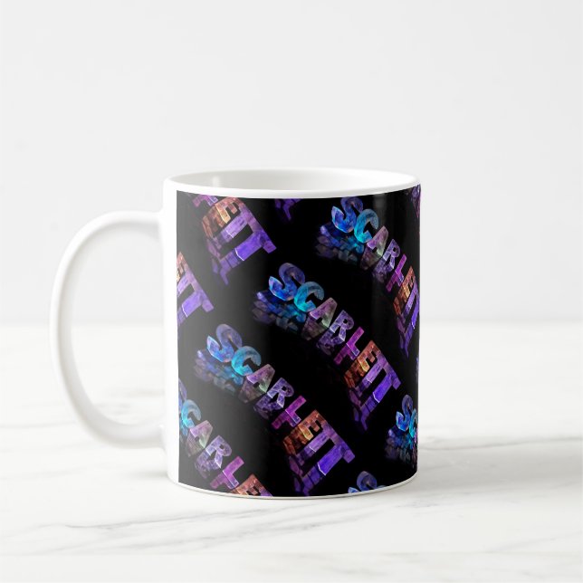 Mug Superstar Scarlett - nom dans les lumières (Gauche)