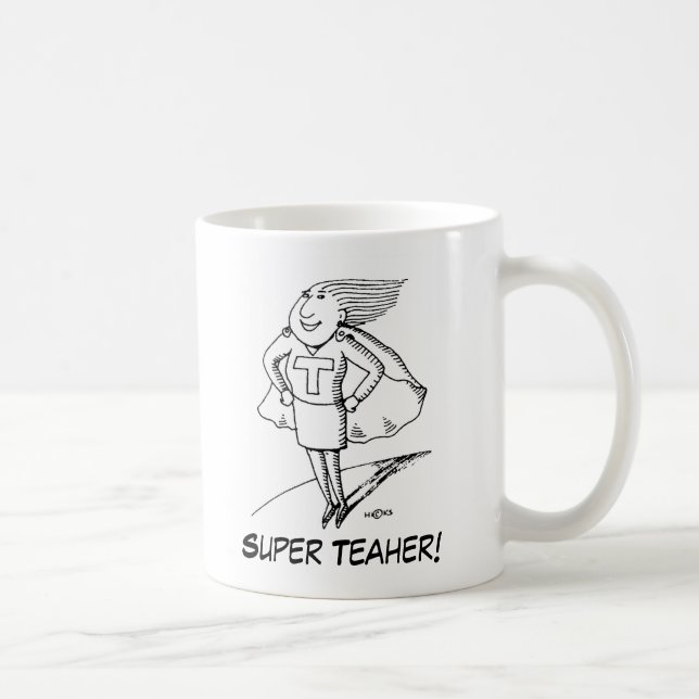 Mug superteacher, Teaher superbe ! , Professeur (Droite)