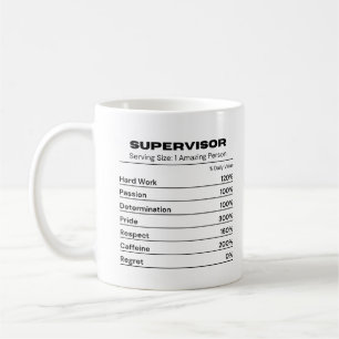 Mug Superviseur Conseiller Cool Travailleur