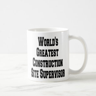 Mug Superviseur de chantier le plus grand du monde