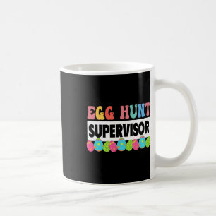 Mug Superviseur de chasse aux oeufs tenue mignonne Pâq