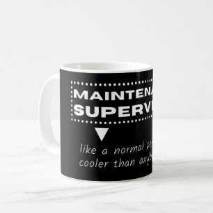 Mug Superviseur de maintenance, citations de tâches am
