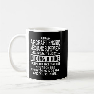 Mug Superviseur mécanique des moteurs d'aéronefs