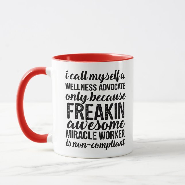 Mug superwoman d'huile essentielle ! (Gauche)
