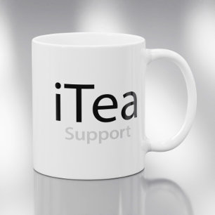 Mug Support iTea - Un papa pun pour les buveurs de thé