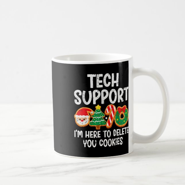 Mug Support technique de Noël ici pour supprimer les c (Droite)