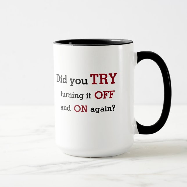 Mug Support technique : "Par intervalles encore " (Droite)