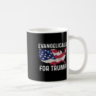 Mug Supporter chrétien évangélique de Trump Patriotiqu