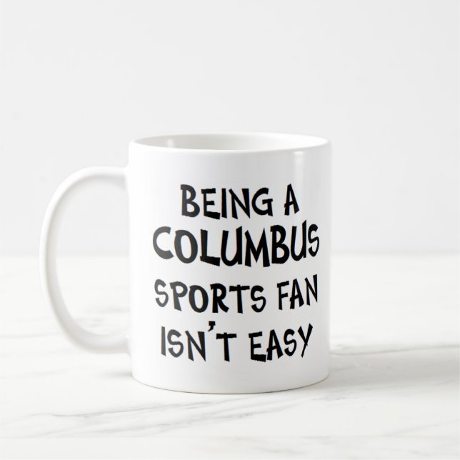 Mug supporter de Columbus, étant (Gauche)
