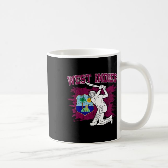 Mug Supporter de cricket des Indes occidentales Fan de (Droite)