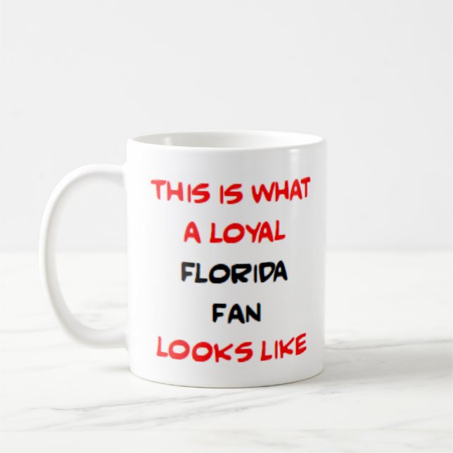 Mug supporter de la Floride, loyal (Gauche)