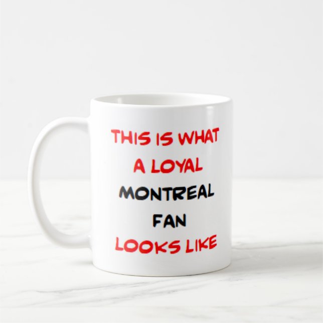 Mug supporter de Montréal, loyal (Gauche)
