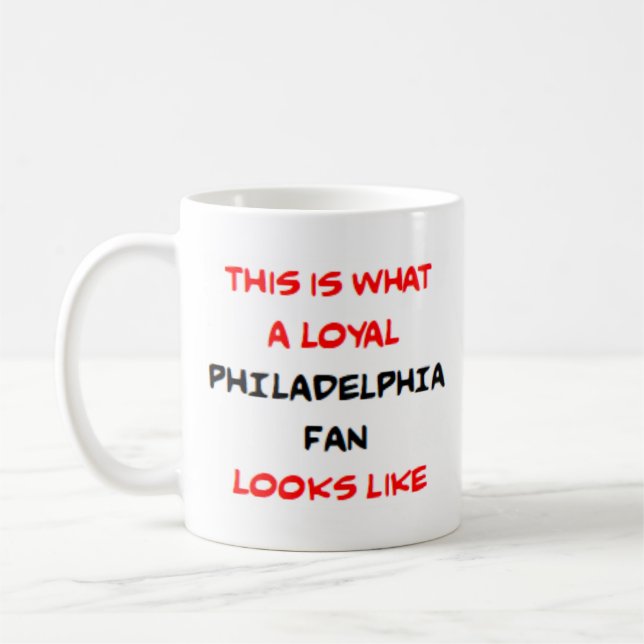 Mug supporter de Philadelphie loyal (Gauche)