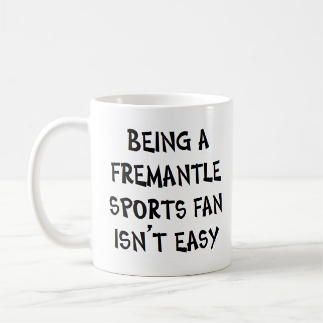 Mug supporter de sport à Fremantle, être (Gauche)