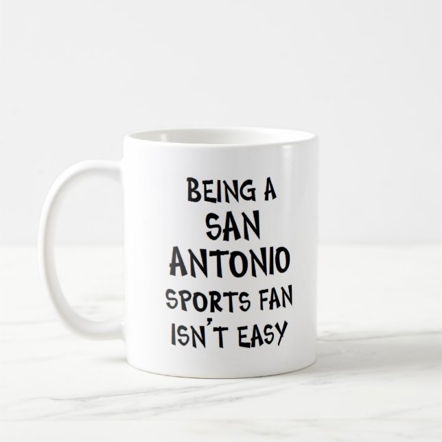 Mug supporter de sport à San Antonio, être (Gauche)
