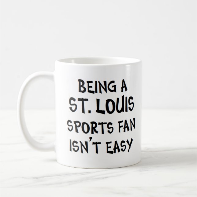 Mug supporter de sport à st. louis, être (Gauche)