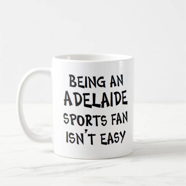 Mug supporter de sport d'Adélaïde, étant (Gauche)