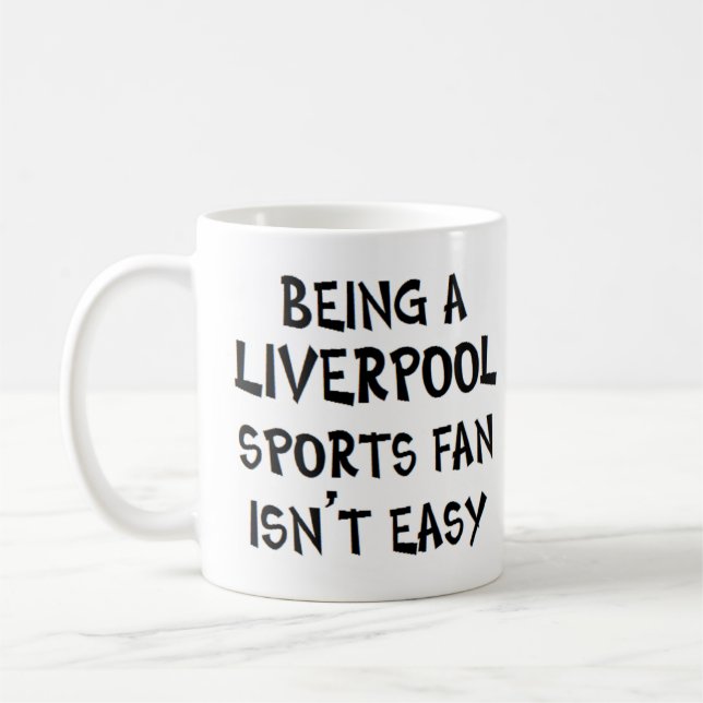 Mug supporter de sport de Liverpool, être (Gauche)