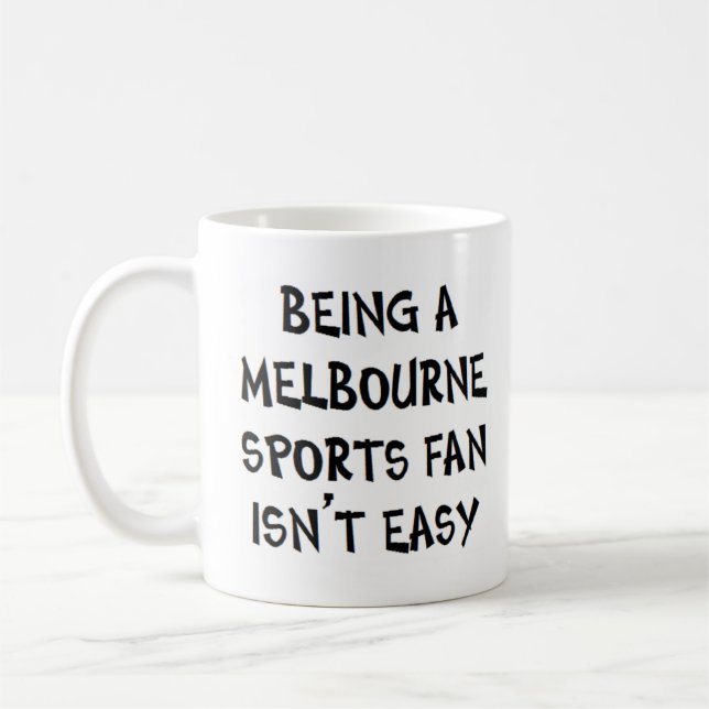 Mug supporter de sport de Melbourne, étant (Gauche)