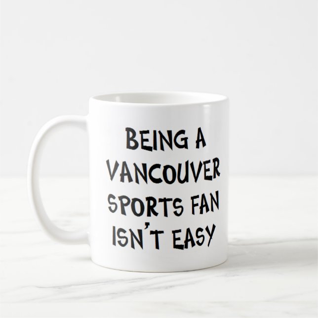 Mug supporter de sport de Vancouver, être (Gauche)