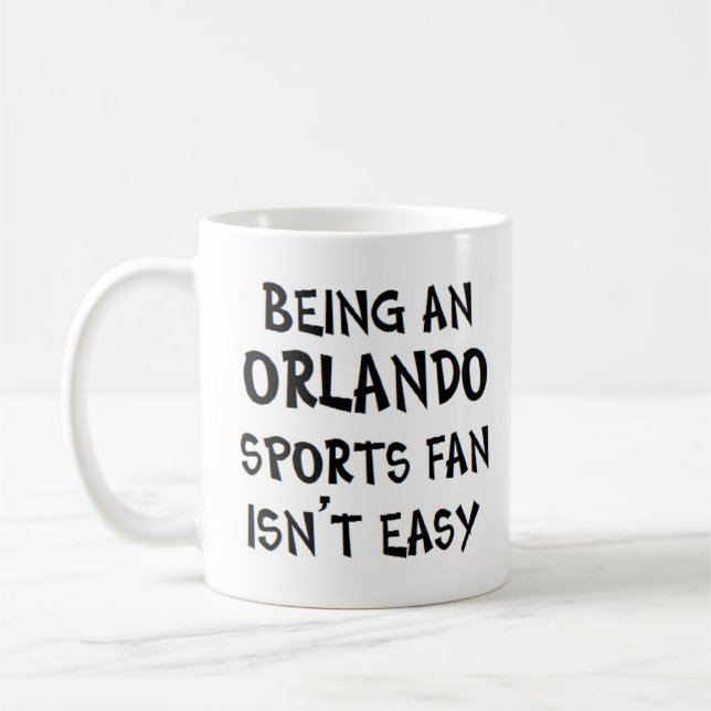 Mug supporter de sport d'Orlando, étant (Gauche)