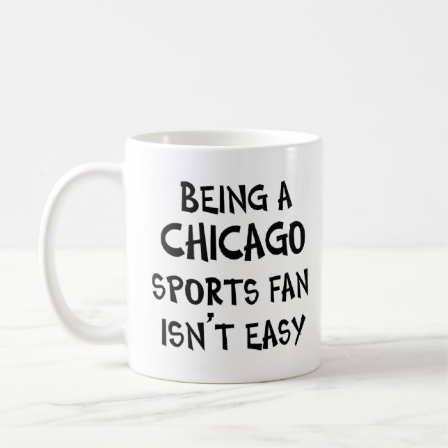 Mug supporter de sports de chicago, étant (Gauche)