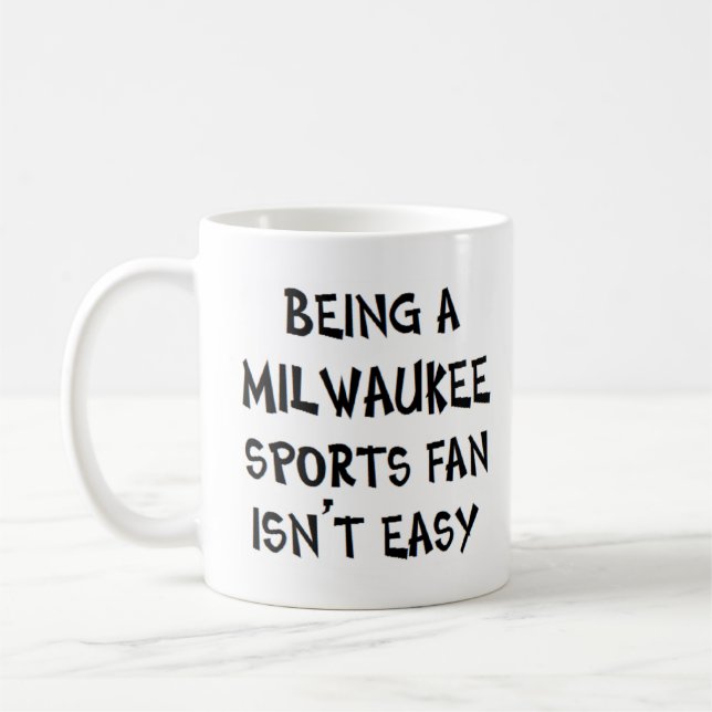 Mug supporter de sports de milwaukee, être (Gauche)