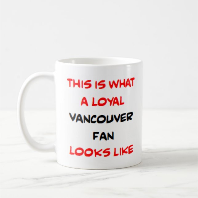 Mug supporter de Vancouver, loyal (Gauche)