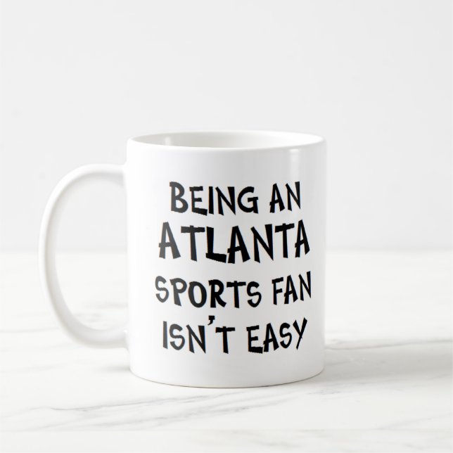 Mug supporter sportif d'Atlanta, être (Gauche)