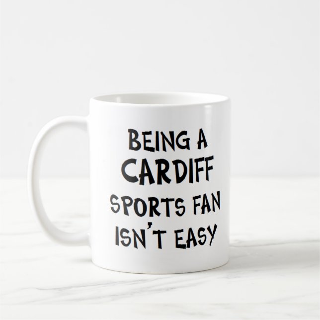 Mug supporter sportif de cardiff, étant (Gauche)
