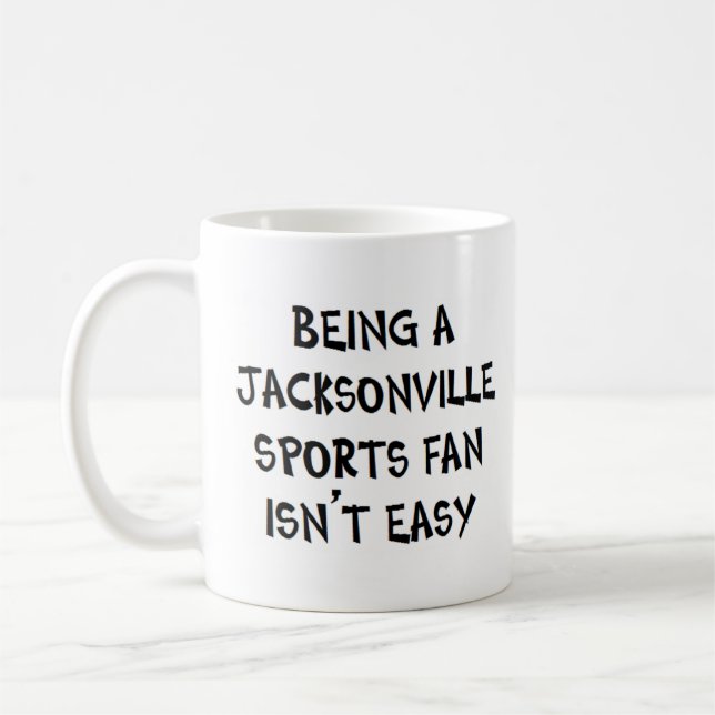 Mug supporter sportif de Jacksonville, être (Gauche)