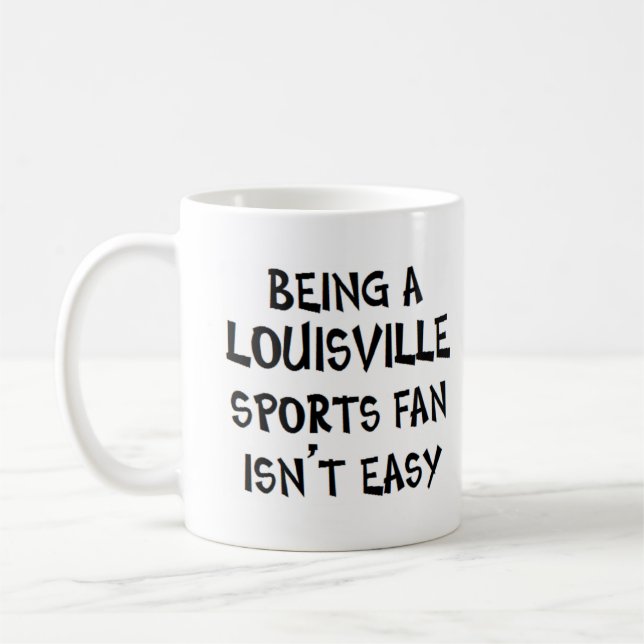 Mug supporter sportif de louisville, étant (Gauche)