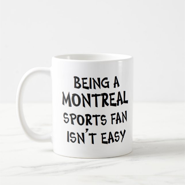 Mug supporter sportif de Montréal, être (Gauche)